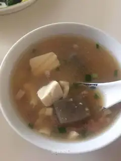 Potato tofu soup