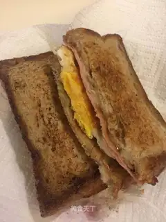 Cheese ham sandwich
