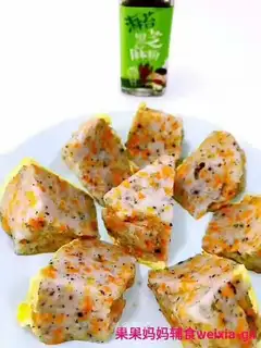 Baby's steamed fish cake