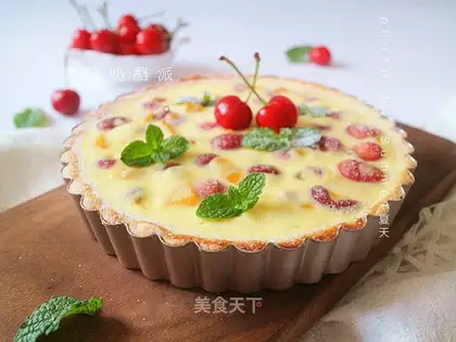 Cherry cheese pie