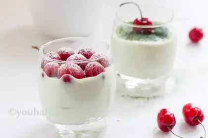 Tea yogurt
