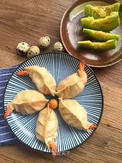 Delicious shrimp dumplings
