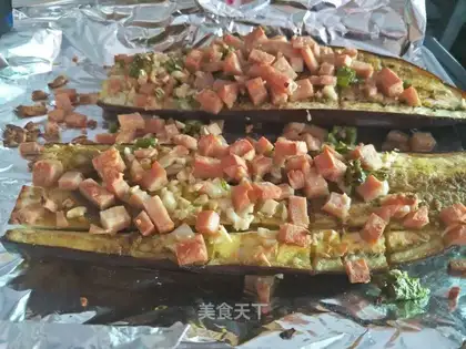 Roast eggplant