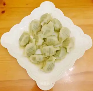 Three fresh dumplings
