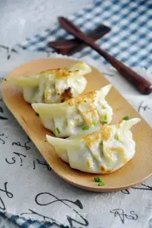 Porridge pork dumplings