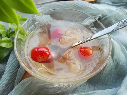Cherry silver spoons