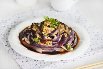 The cold hand tore the eggplant
