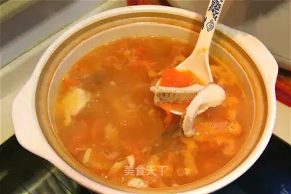 Tomato fish soup