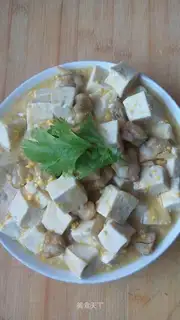 White tofu stew