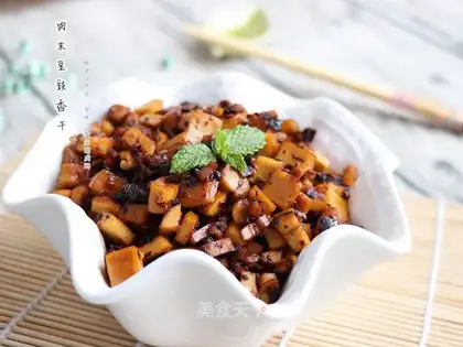 Meat and beans dry