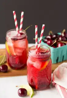 Cherry lemon ice juice