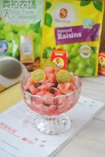 The raisin watermelon