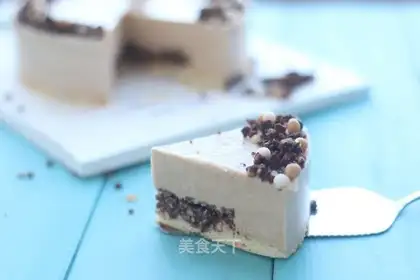Red tea marshmallow mousse
