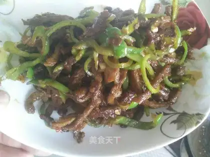 Dried beef silk