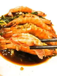 Garlic back shrimp