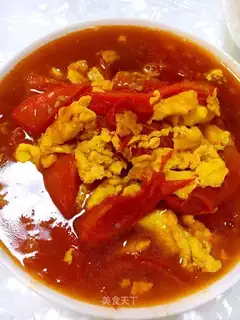 Tomato fried eggs
