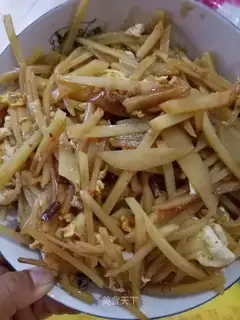 Potato fried eggs