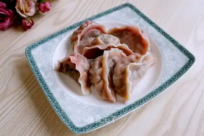 Pork cranberry dumplings