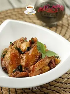 Three chicken wings