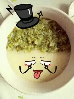Particle face of broccoli
