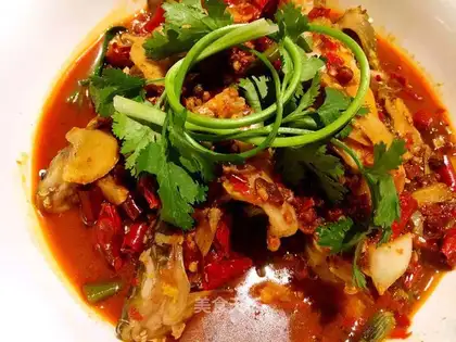 Boiled yellowfish
