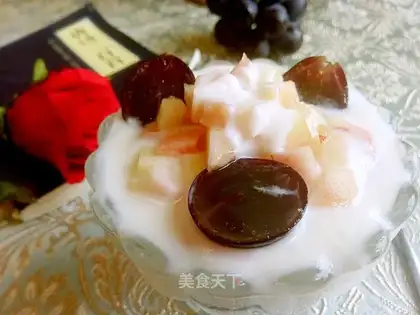 Fruit and yogurt