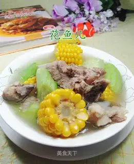 Smelt corn-crumb soup