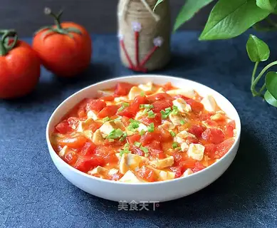 Krabs, beans, tomatoes