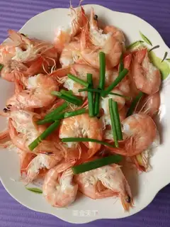 White burning shrimp