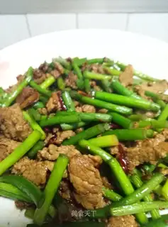 Garlic fried meat