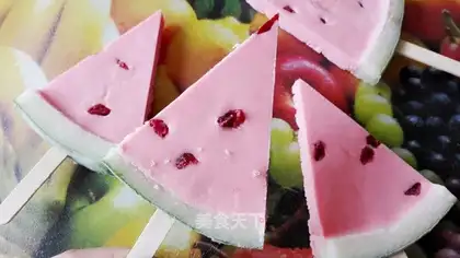 Watermelon popsicles