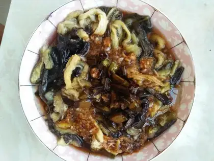 Steam eggplant