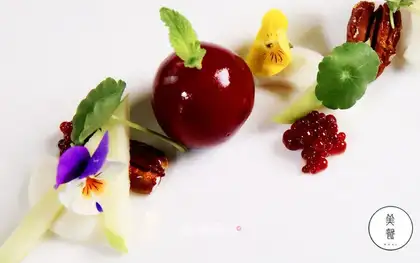 French cherry foie liver