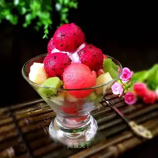 A sour yogurt salad