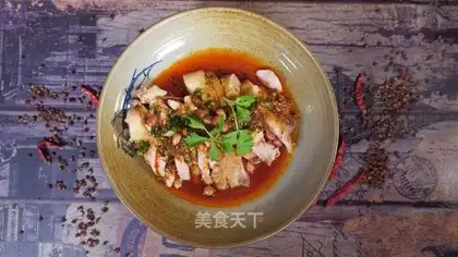 Scrambled chicken