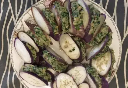 Steam eggplant