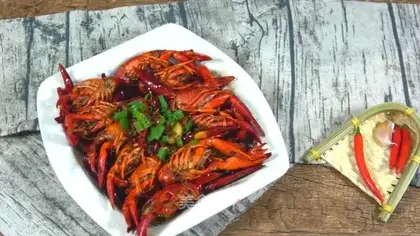 It's a spicy lobster