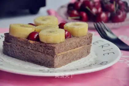 Chocolate peanut butter sandwich