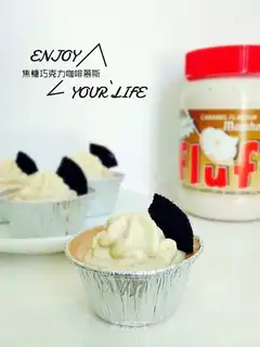Caramel chocolate mousse