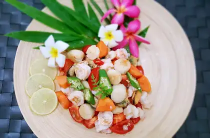 South-East Asia Seafood Fruit Salad