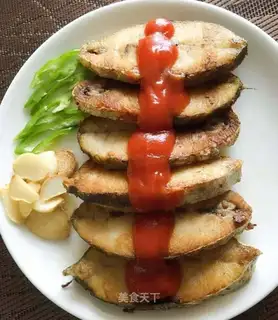 Fried horsefish