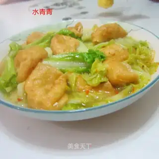 Tofu cooking cabbage