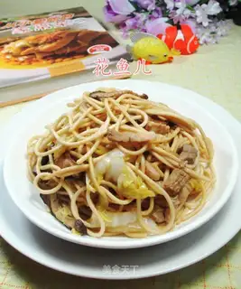 Spaghetti pork doll noodles