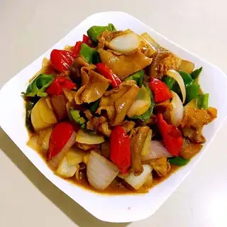 Onion fried belly