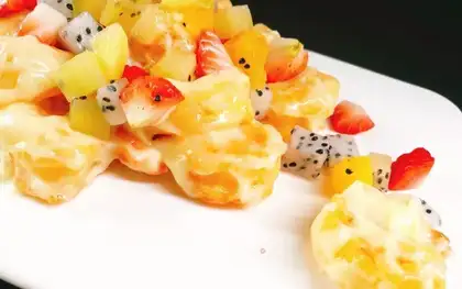 Fruit salad shrimp