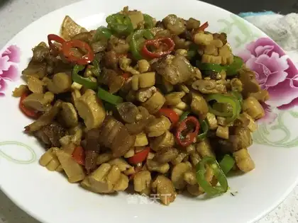 Five flowers and radish