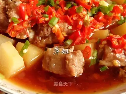 Steam potatoes to the bone
