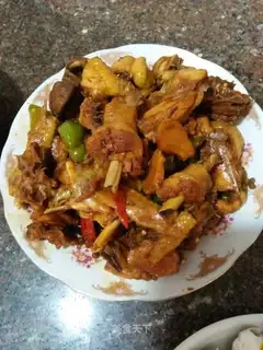 The red chicken