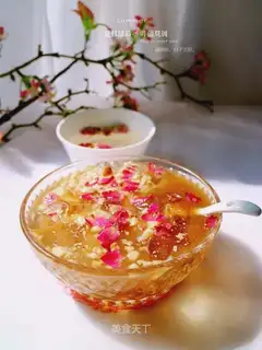 Rose ice powder