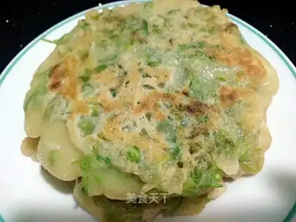 Eggs and yellow night pancakes
